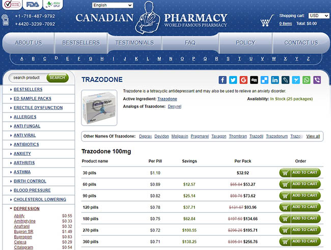 Trazodone male side effects - Buy Trazodone Online Over the Counter